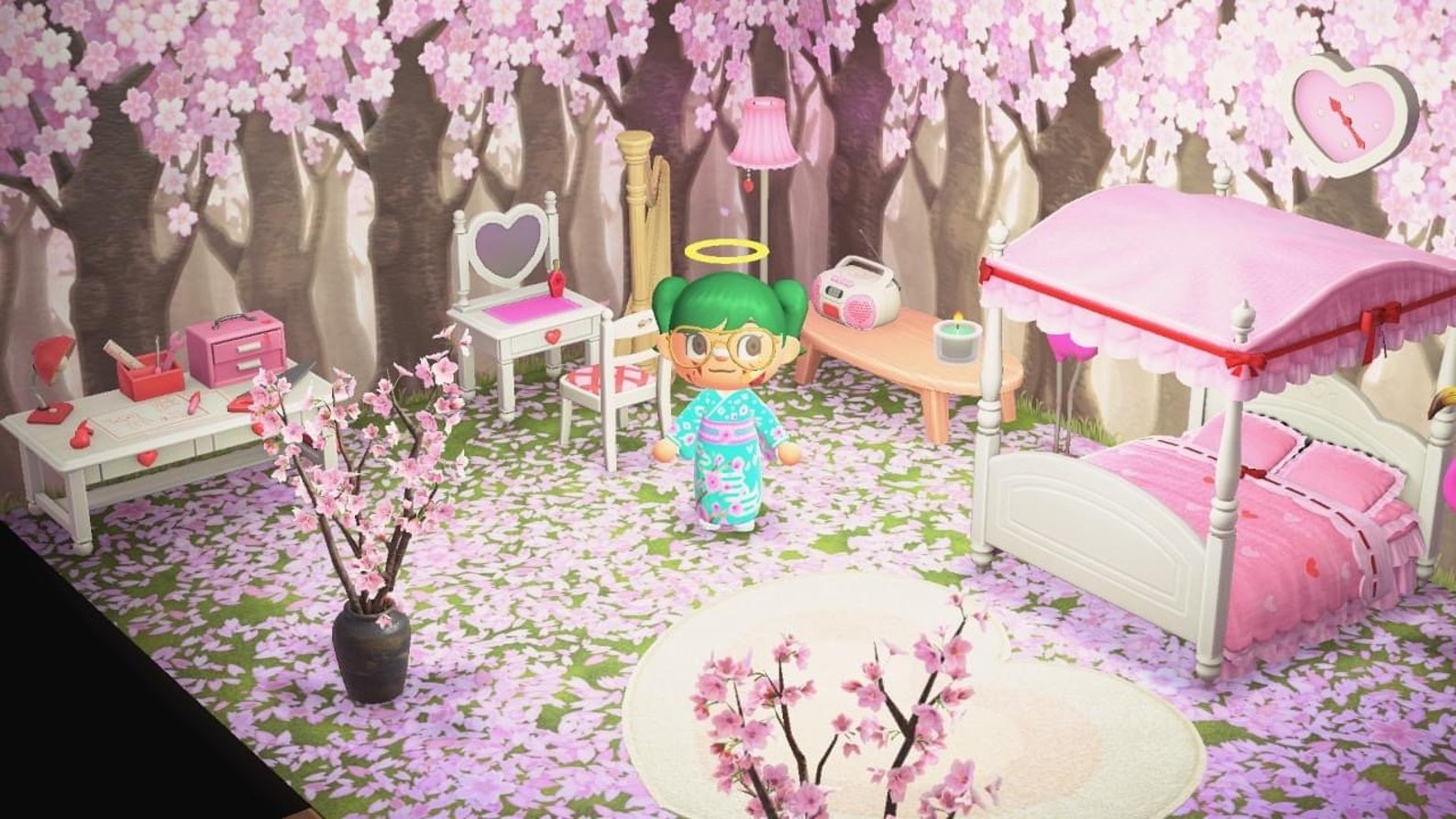 Animal Crossing Cute Bedroom Set Etsy