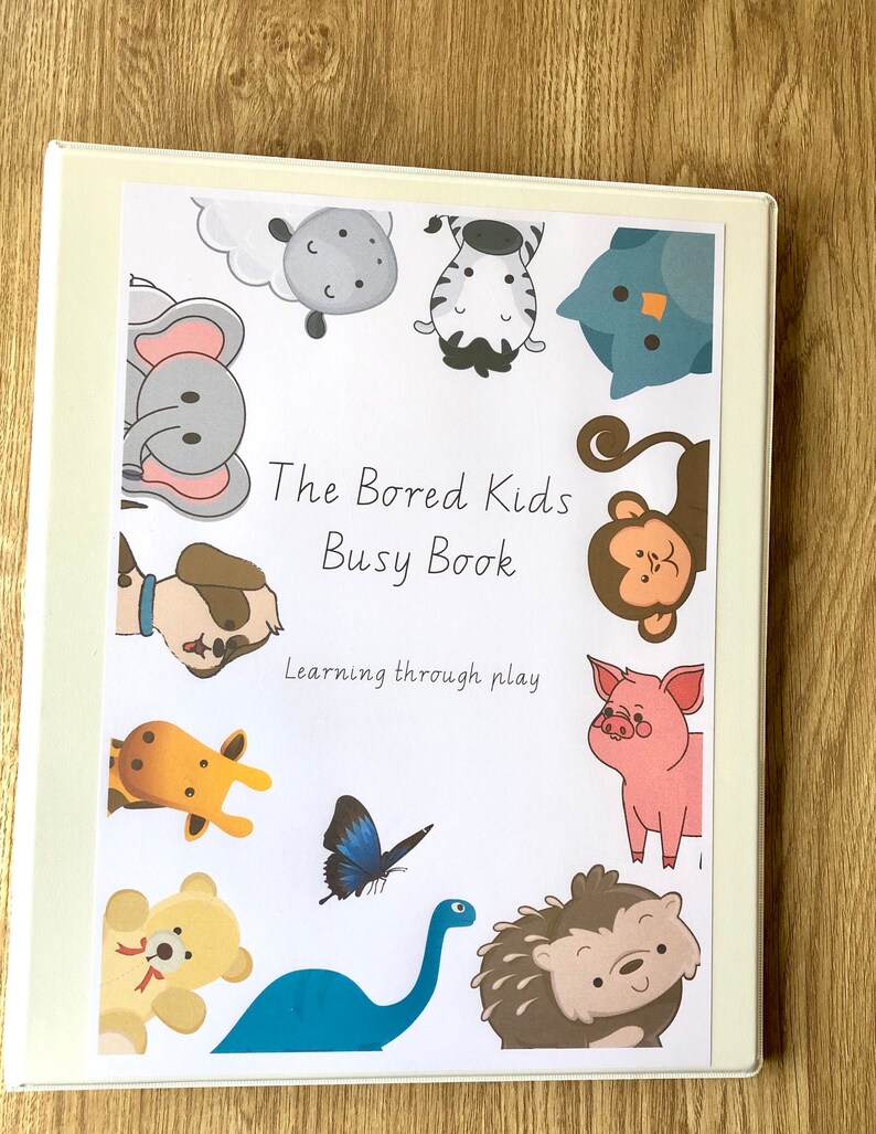 Compound Words Busy Book Activity Folder Activity Book Etsy Ireland