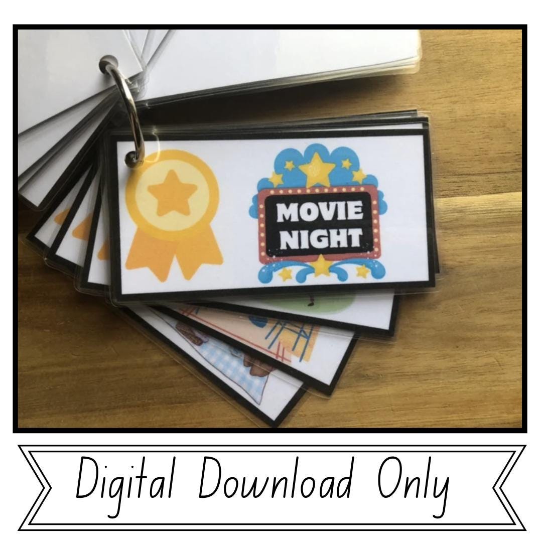 Printable Reward Coupons for Kids, Chore Reward Coupon, Reward Tickets ...