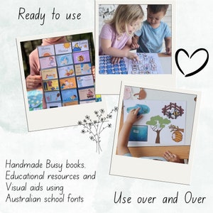 Kindergarten Busy Book, Toddler Learning Activity, Customised Learning Book, Preschool Activity Binder, Interactive Kids Workbook image 9