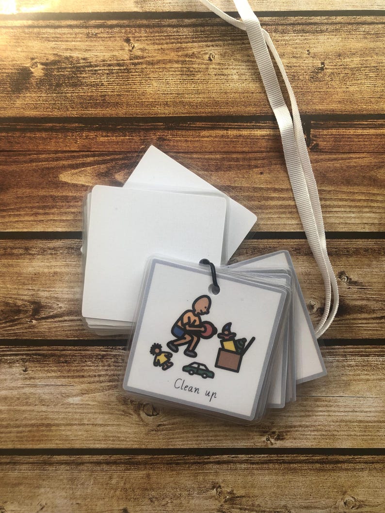 Visual Aid Card Storage Kindergarten Action Cards, Printable Communication Cards, Autism ...