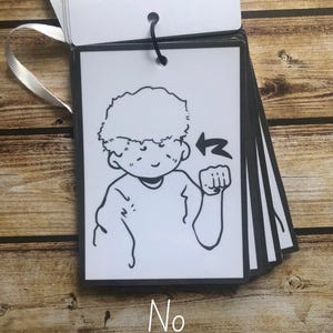 Auslan Sign Language Flashcards for Kids | Australian Sign Language Learning Cards | Preschool Communication Tool | Homeschool Resource image 8