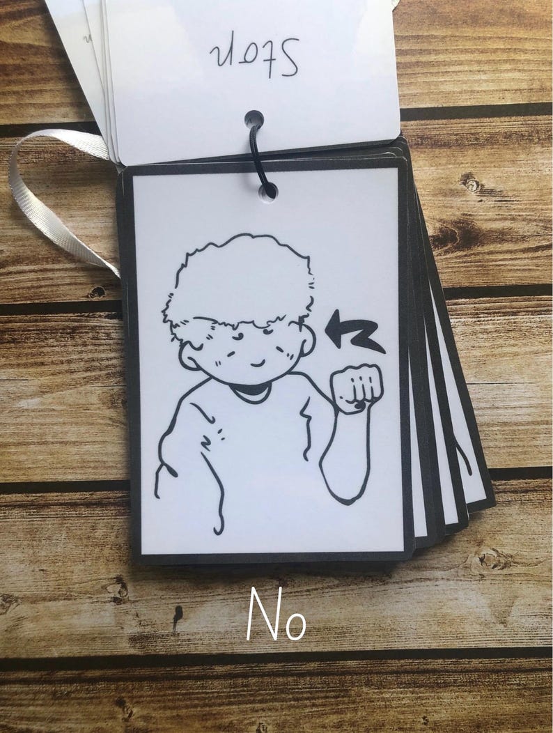 Auslan Sign Language Flashcards for Kids | Australian Sign Language Learning Cards | Preschool Communication Tool | Homeschool Resource image 8