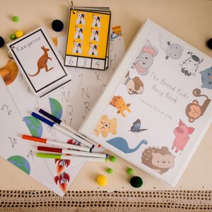 Kindergarten Busy Book, Toddler Learning Activity, Customised Learning Book, Preschool Activity Binder, Interactive Kids Workbook image 6