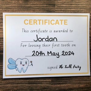 Tooth fairy certificate, Tooth fairy Pack, Tooth fairy note, First tooth, Tooth fairy bundle, Tooth fairy receipt, Tooth fairly letter