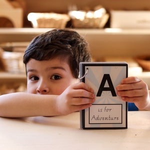 Alphabet Flashcards for toddlers, ABC Flashcards, Positive Affermations for kids, Christmas gift for toddler, Birthday gift for toddler