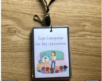 AUSLAN, Australian Sign language, for teachers, for classroom, Sign language for kids, sign language flash cards,  Printable