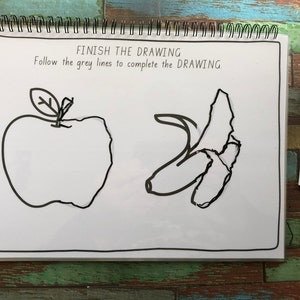 Prewriting Skills Busy Book | Learn to Draw & Write | Tracing Activity for Kids | Fine Motor Practice | Preschool Learning | Velcro Book
