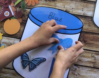 Car Matching & Sequencing Busy Bag for Kids, Preschool Pattern Activity, Toddler Fine Motor Learning Game, Travel Educational Gift