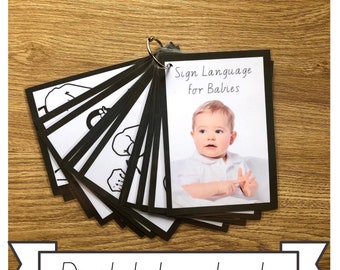 AUSLAN Flashcards Printable, Learn Australian Sign Language, AUSLAN for Beginners, Baby Sign Language, Sign language for Babies