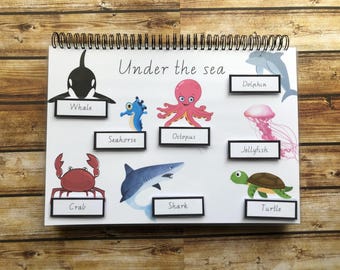 Material imprimible para aprender sobre animales / Paquete de actividades de emparejamiento para niños / Actividades de animales para preescolares / Libro de actividades / Material imprimible para educación en casa / Descarga digital
