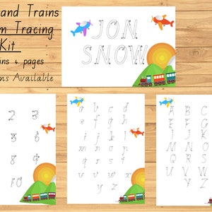 Personalised name tracing and writing practice, Dry Erase Name Mat, Custom name recognition, Name Activity, Alphabet Tracing Cards