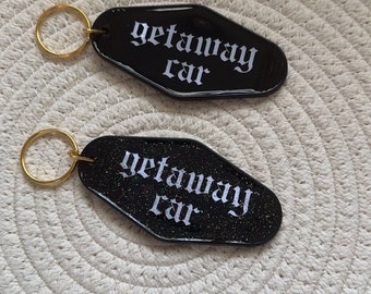 Getaway car keychain