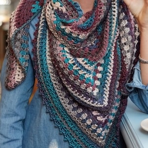 Handmade crochet shawl