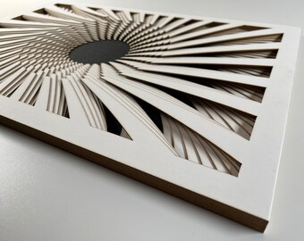 Ghost Vortex / Multi Layered Paper Sculpture / LIMITED EDITION of 1