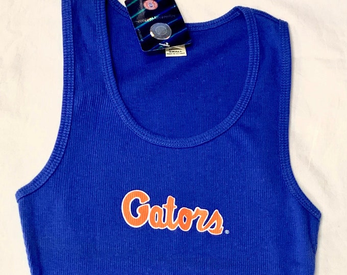 Florida Gators Gators Script Logo Tank Top  (Choose color and size)