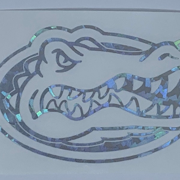 Florida Gators 6” Vinyl Gators Head Decal Choose Color