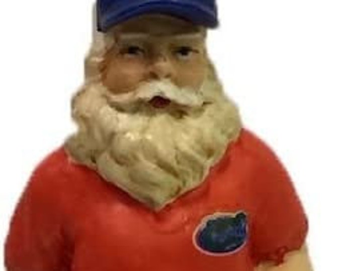 Florida Gators 4 3/8" Resin Golfing Santa