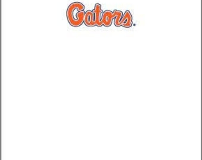 Florida Gators 4" x 6" 150 Sheets 28lb Smooth Paper Script Bar