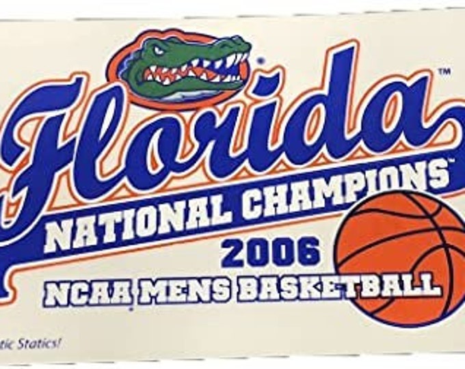 Florida Gators 2006 Basketball Champions Block Static Clings (Choose Size)