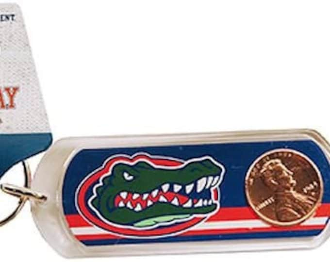 Florida Gators Lucite Lucky Penny Keychain