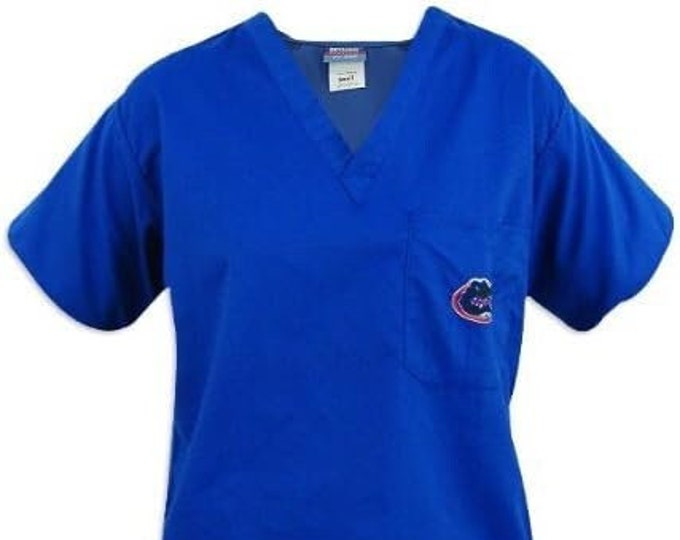 Florida Gators Blue Scrub Top