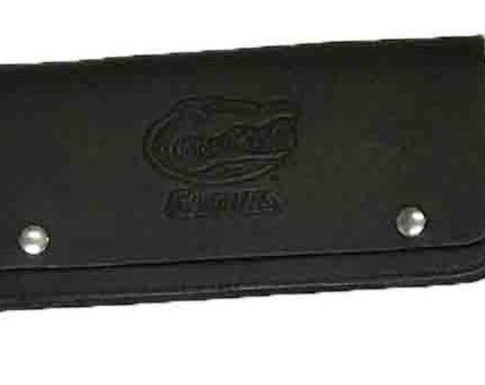 Florida Gators Black Leather Trucker's Wallet