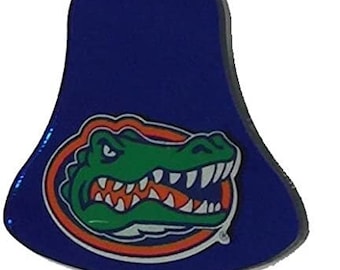 Florida Gators Blue Bell Head Mirrored Ornament