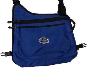 Florida Gators Blue Embroidered Messenger Bag