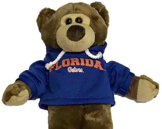 Florida Gators 11" Brown Hoodie Bear