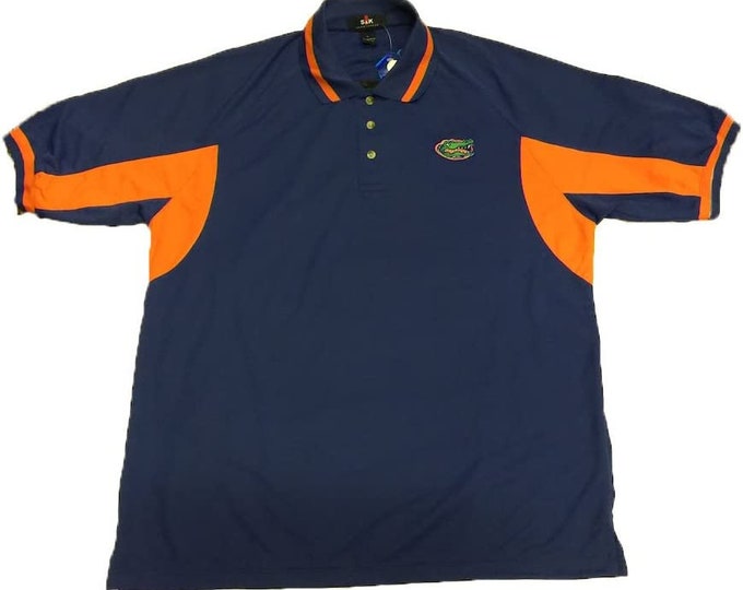 Florida Gators Moisture Wear Orange Angle Polo