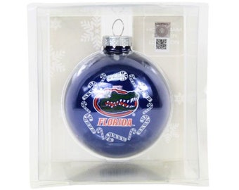 Florida Gators Candy Cane Ball Ornament