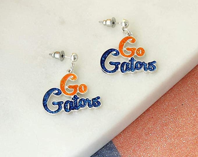 Florida Gators “ Go Gators “ Earrings