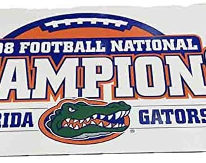 Florida Gators 12.25" x 7.25" 2008 Champ Bar Magnet
