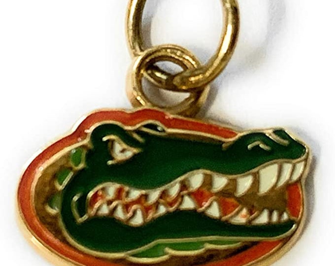 Anderson Jewelry Florida Gators 14KT 5/16" Enamel Gator Head