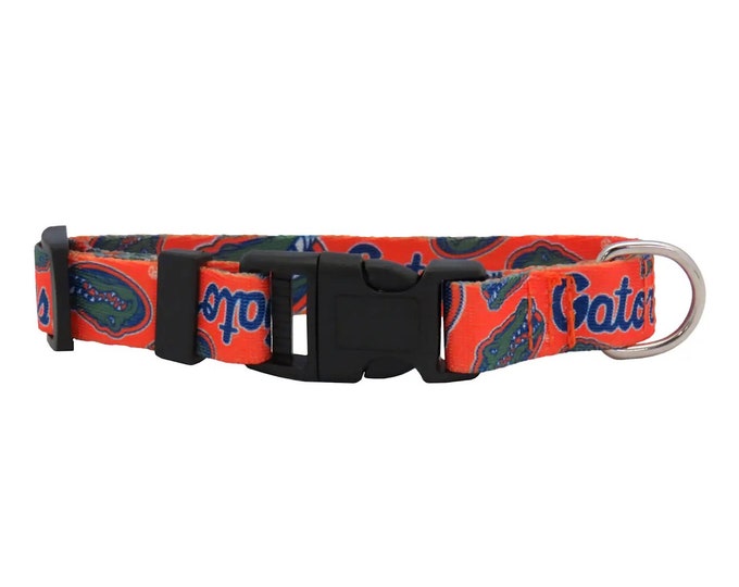 Florida Gators Orange Dog Collar