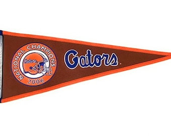 Florida Gators 32" x 12.75" National Champions Pennant