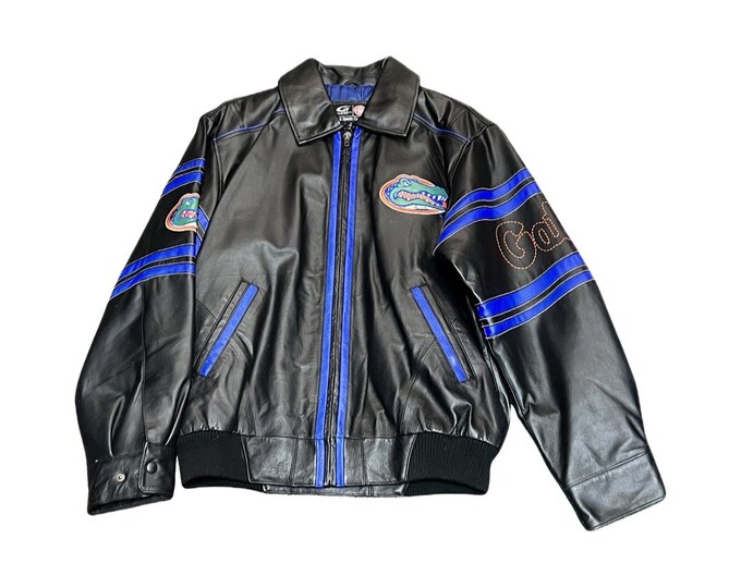 Florida Gators Black Leather Jacket