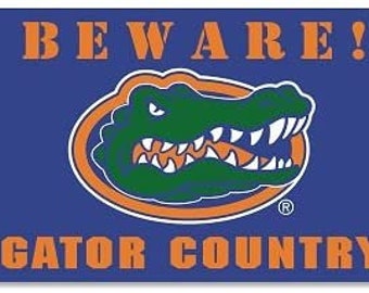 Florida Gators 3' x 5' Beware Gator Country