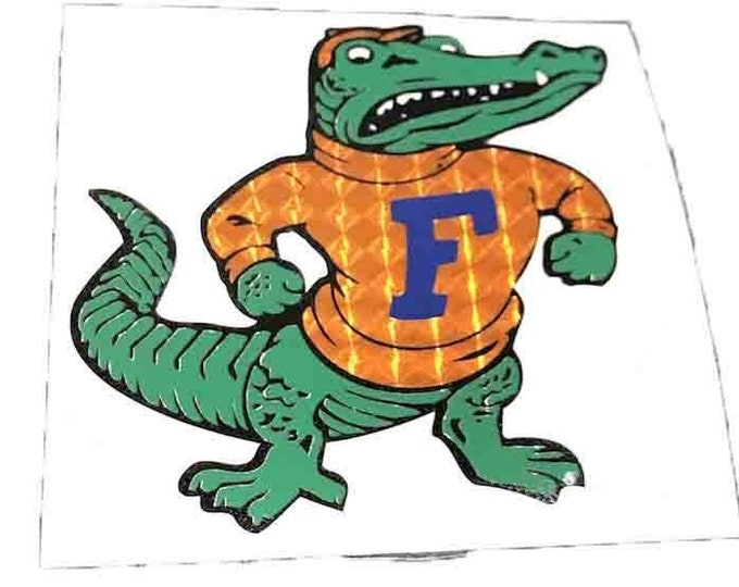 Florida Gators Reflective 3 1/2" Albert Decal