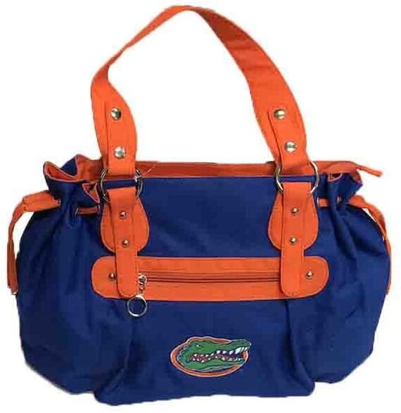 Gators 10 X 14 X 5 Orange Blue Purse Handbag Etsy