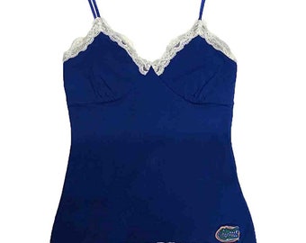 Florida Gators Alyssa Milano Lace Spaghetti Tank Top