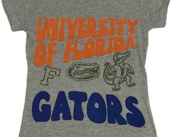 Florida Gators Multi Logo Ladies Fitted T Shirt