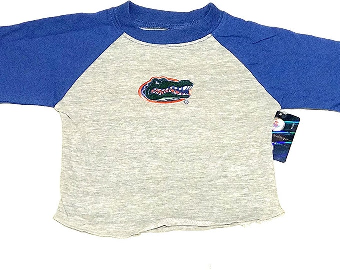 Florida Gators Infant - Toddler Baseball Ragland Tee T-Shirt (Choose Size and Color)