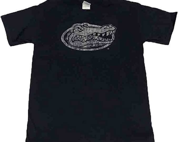 Florida Gators Distressed Head Logo Navy T-Shirt Tee