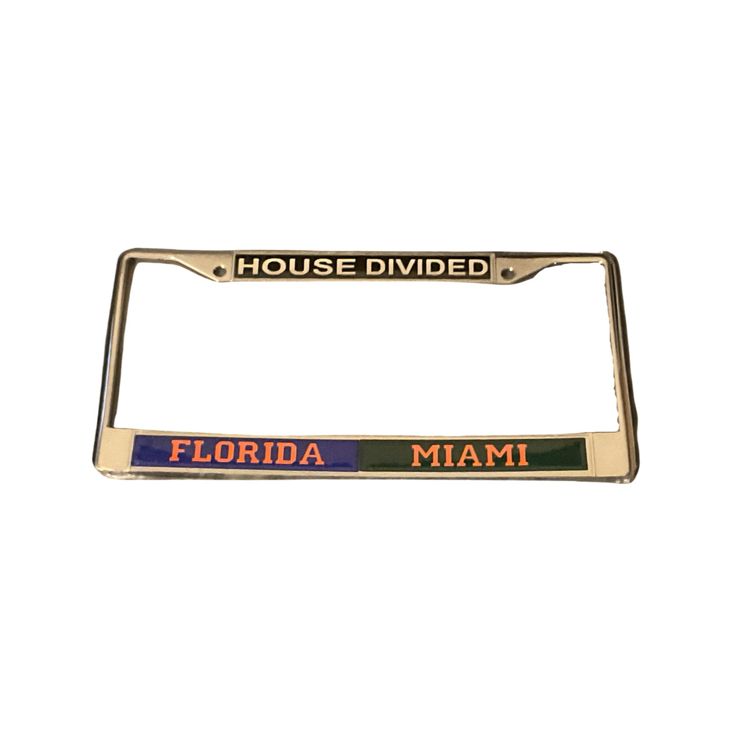 Florida Gators House Divided License Plate Frame Choose Team