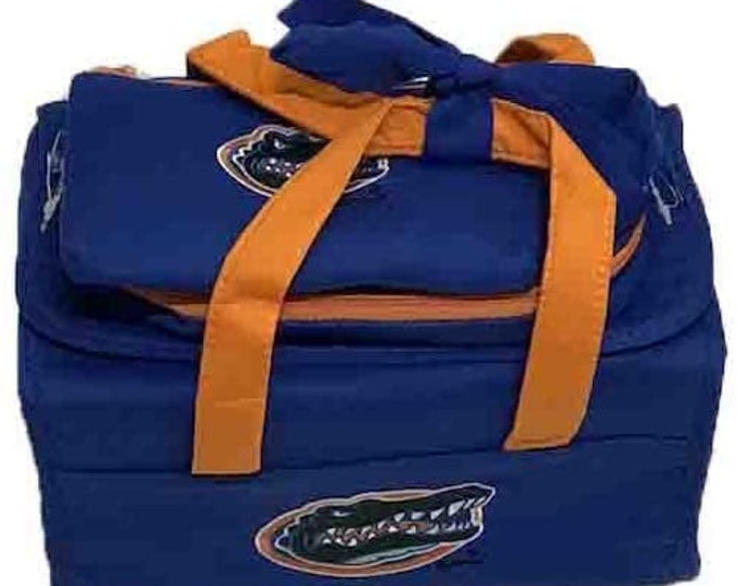 Florida Gators Ladies 3 Piece Embroidered Cosmetic Train Set