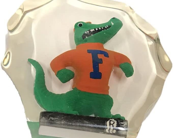 Florida Gators Lucite Paperweight