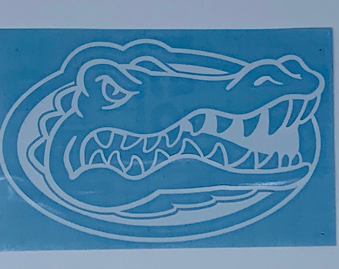 Florida Gators 6” Vinyl Gators Head Decal Choose Color