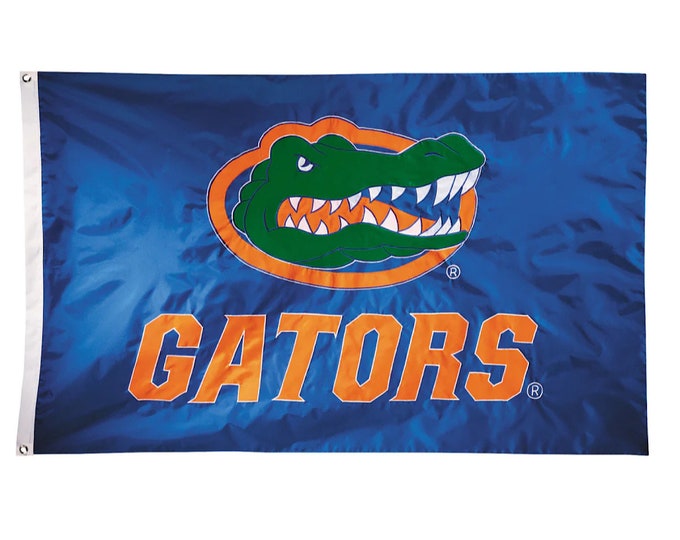 3'x5' Florida Gators 2 - Sided Appliqué Flag With Grommets